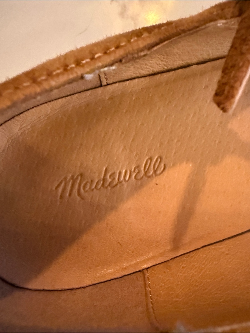 Madewell Nettie Suede Heeled Mary Jane Shoes Mahogany - Picture 10 of 11